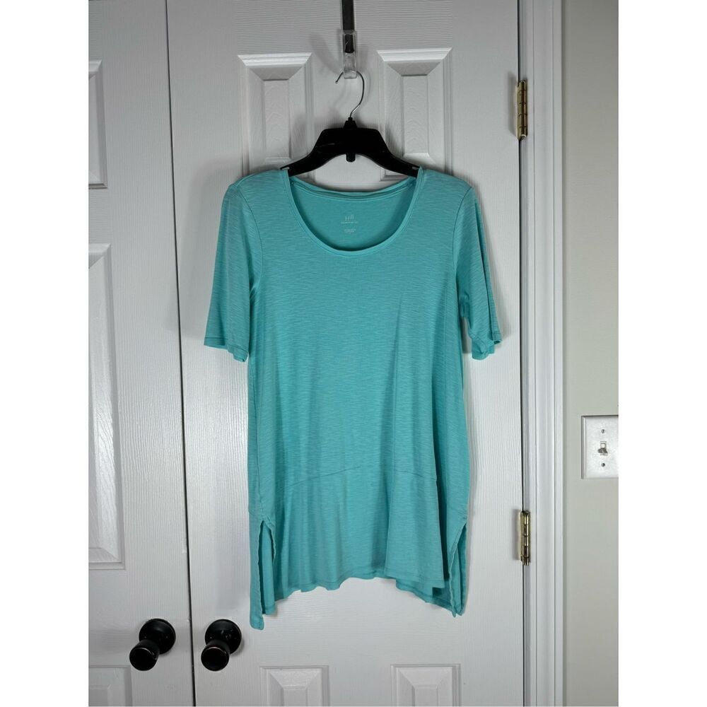 J Jill Womens Womens Teal Tunic Size Small